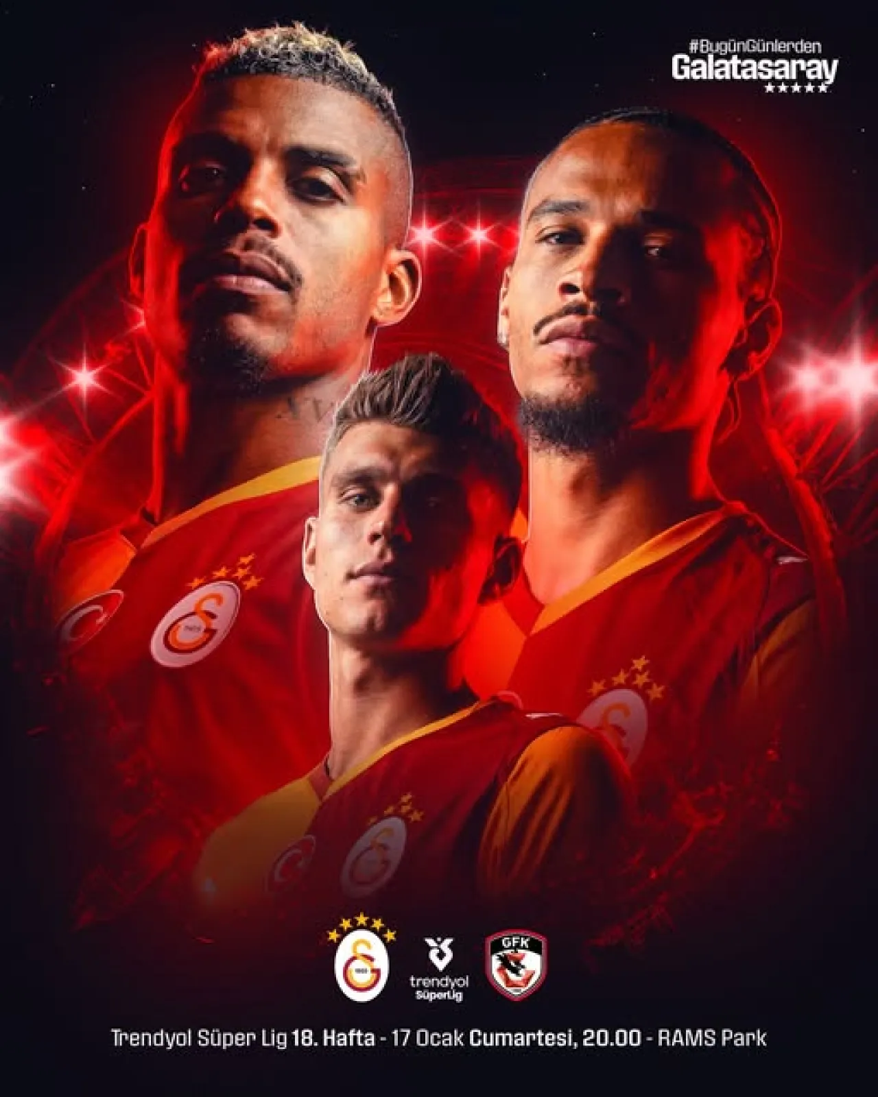 Galatasaray, Gaziantep FK'yı Farklı Mağlup Etti