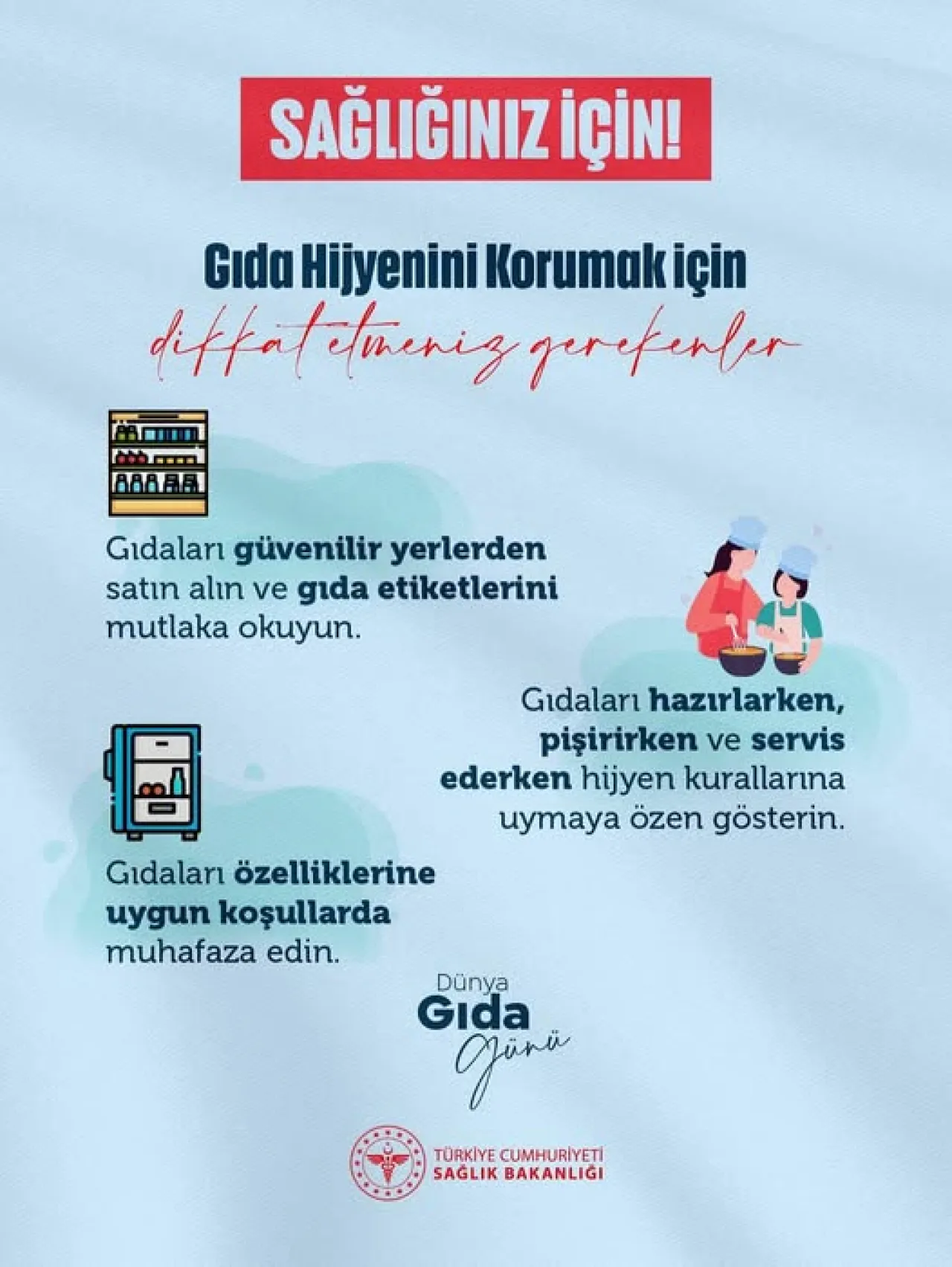 Gıda Hijyeni İçin Kritik Tavsiyeler: T.C. Sağlık Bakanlığı Açıkladı